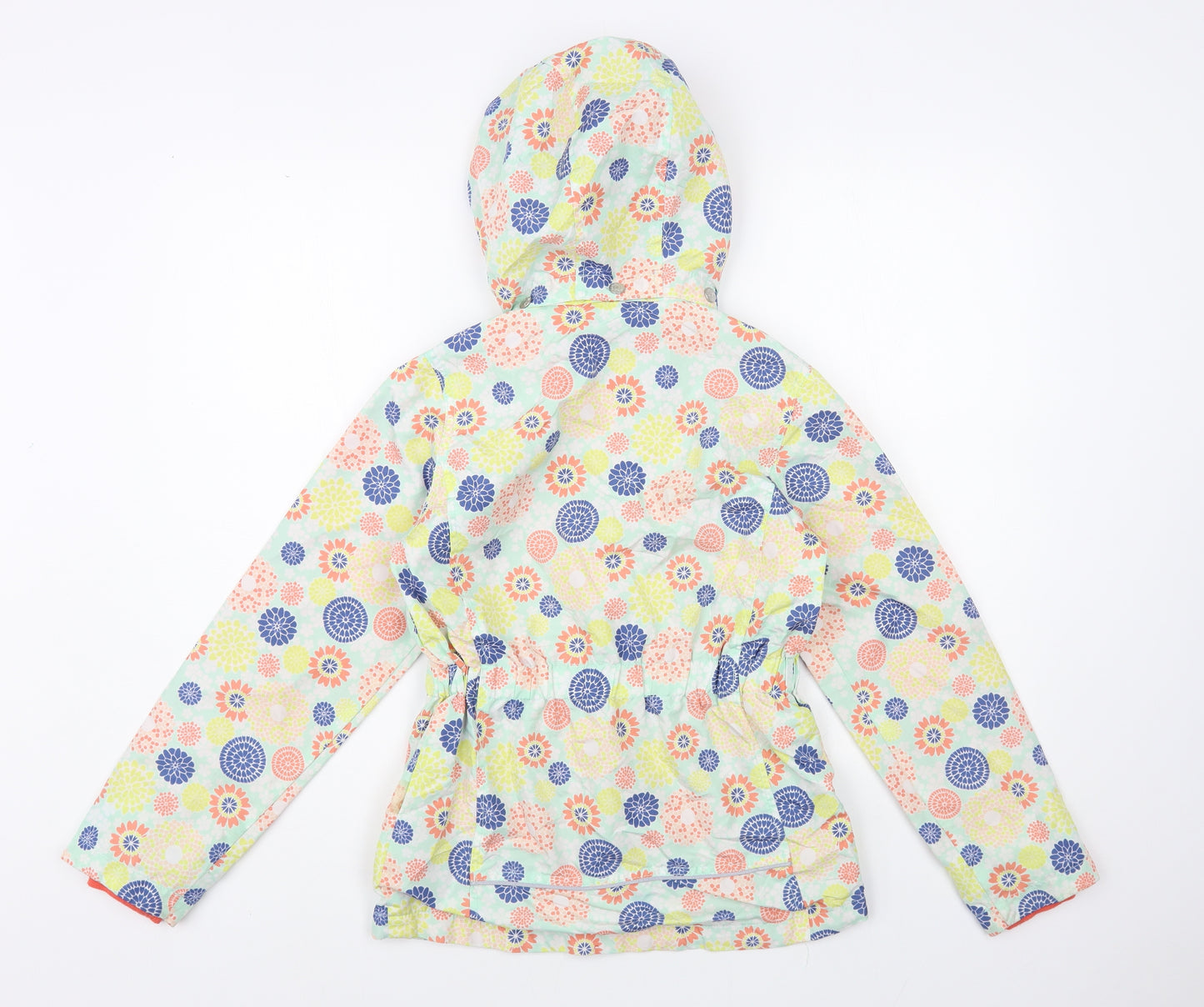 name it Girls Multicoloured Floral Basic Jacket Jacket Size 11 Years Zip