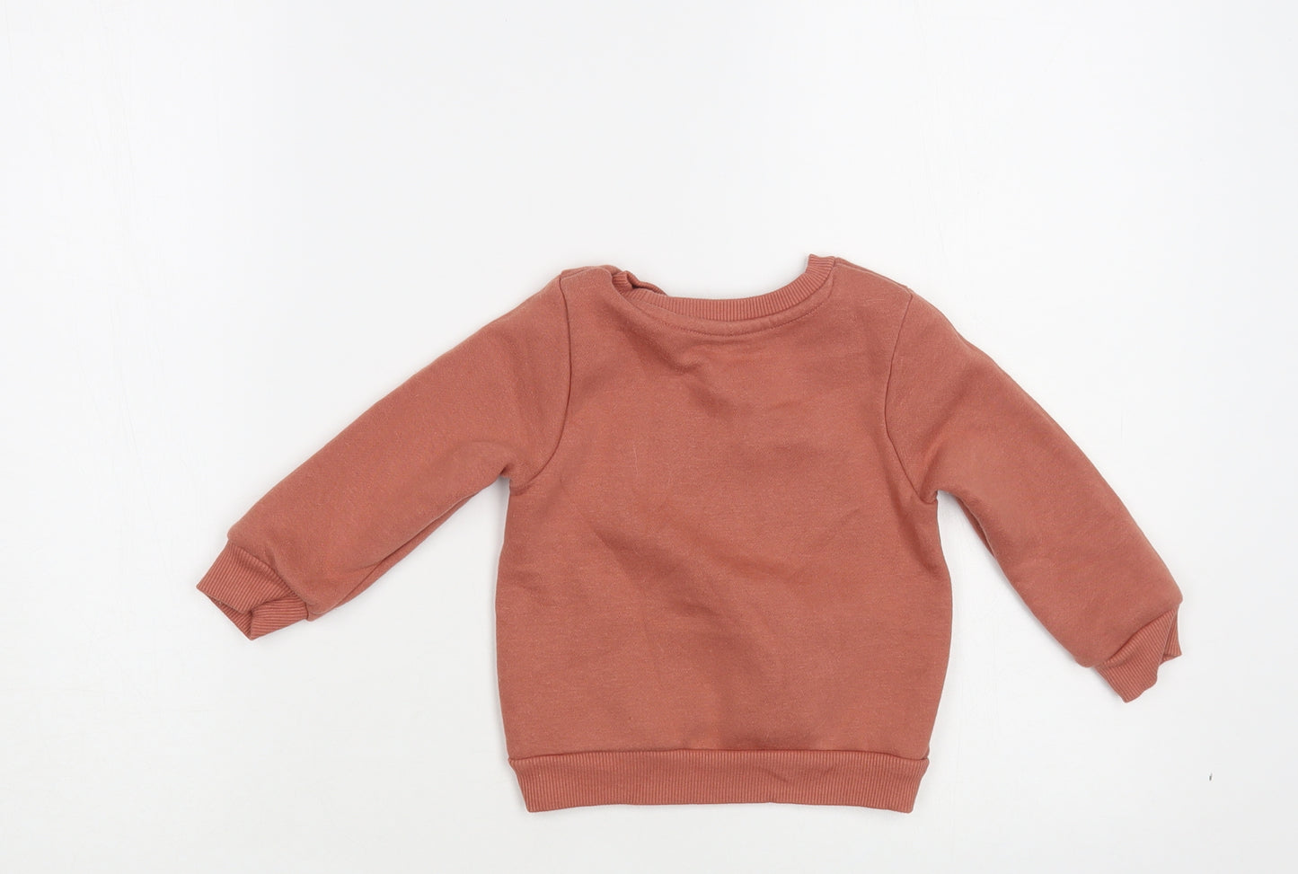 Primark Baby Pink Cotton Pullover Jumper Size 12-18 Months Pullover - Future Leader