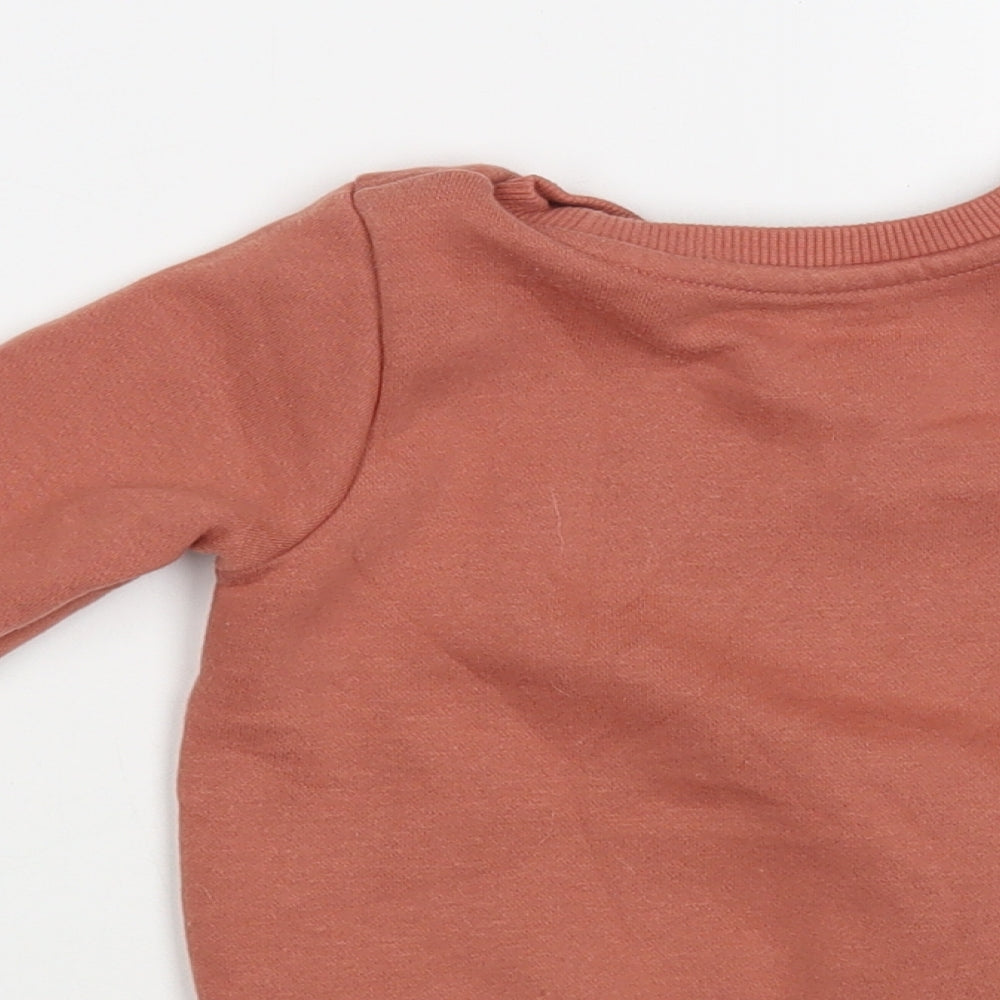 Primark Baby Pink Cotton Pullover Jumper Size 12-18 Months Pullover - Future Leader