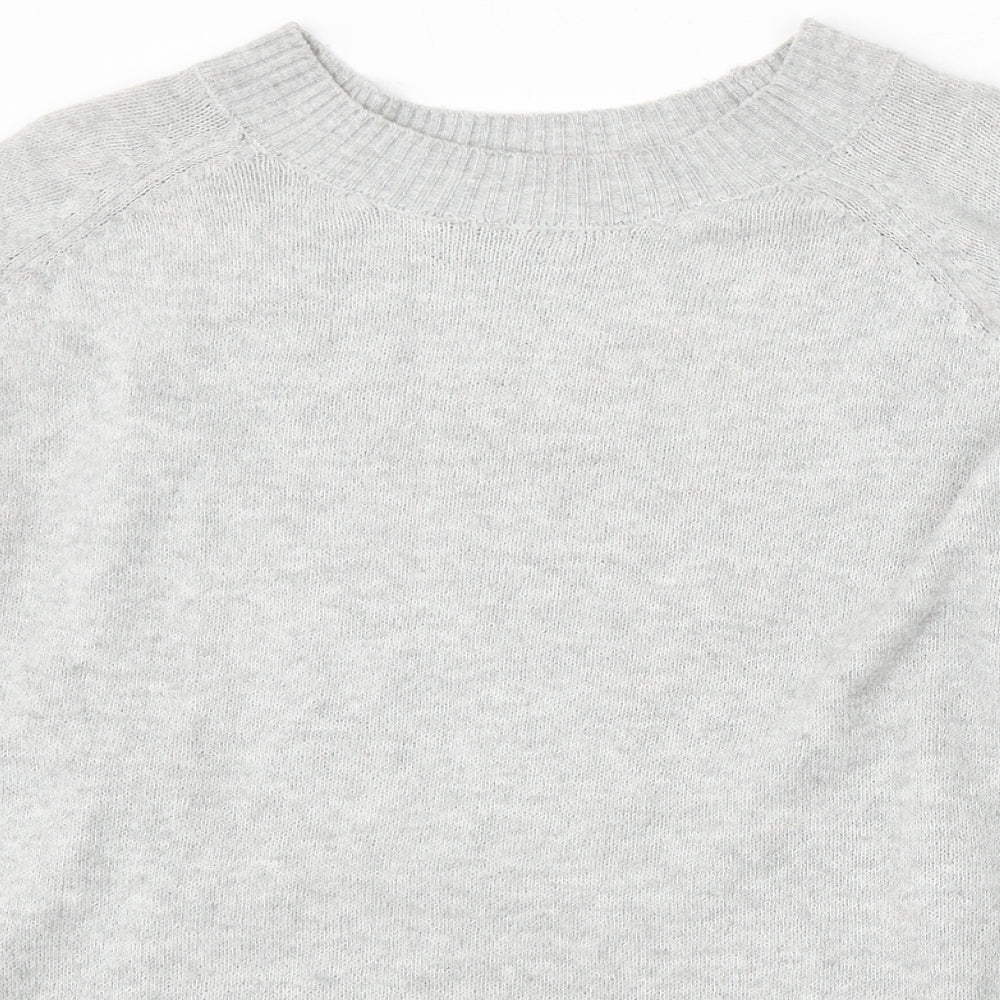 Matalan Womens Grey Round Neck Polyester Pullover Jumper Size XL