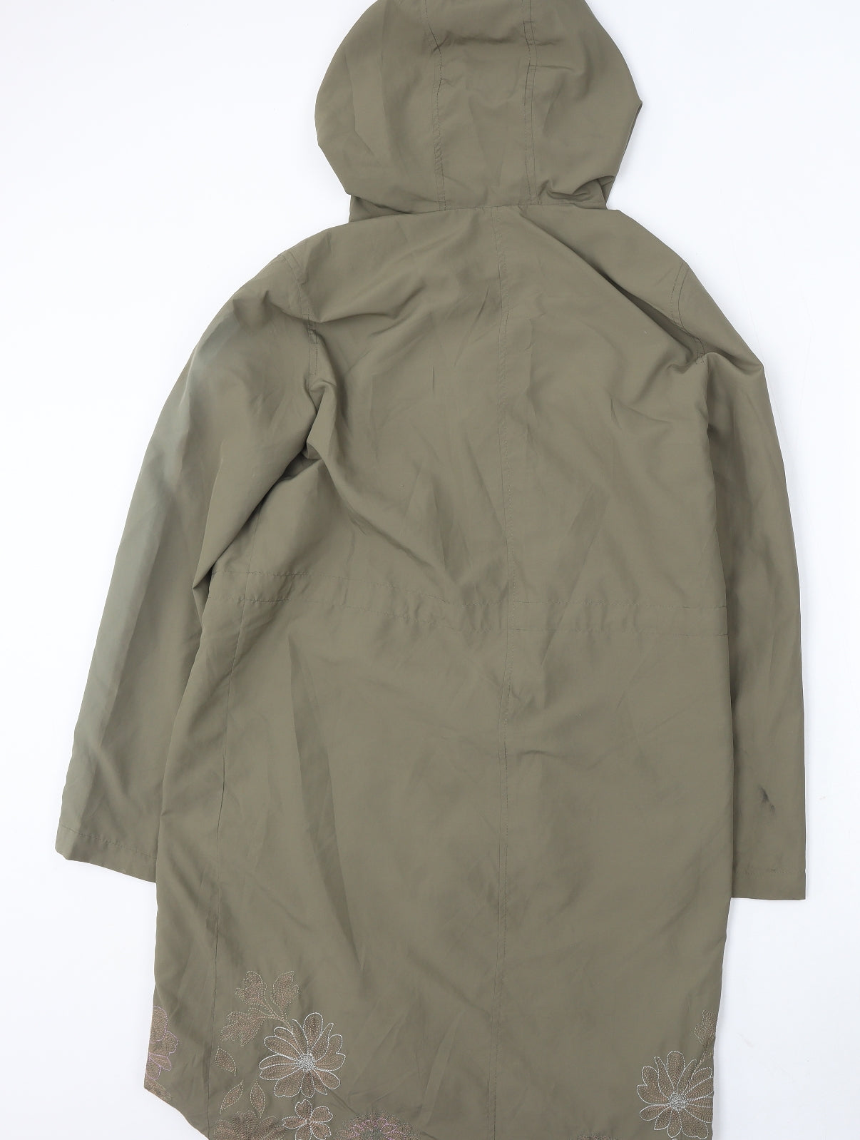 New Look Womens Green Jacket Size 10 Zip