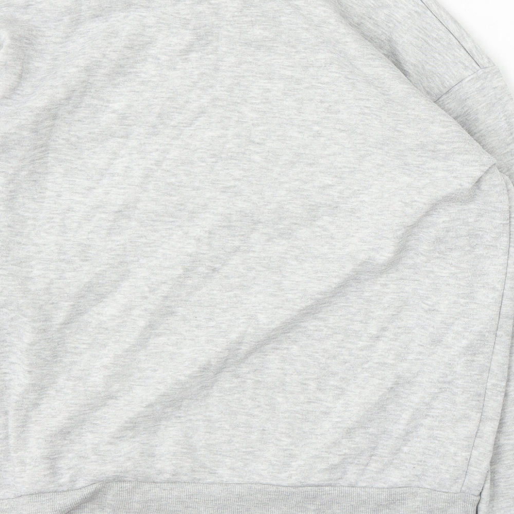 Atmosphere Womens Grey Polyester Pullover Sweatshirt Size 14