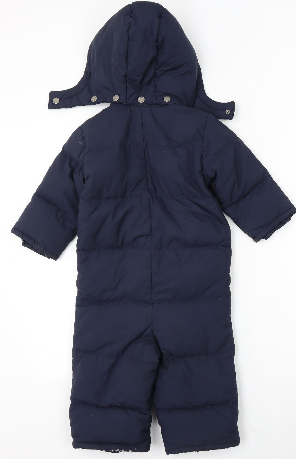 Polo Ralph Lauren Boys Blue Basic Jacket Snowsuit Size 24 Months Zip