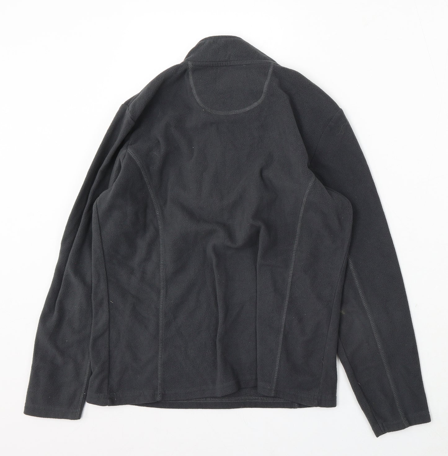 Crane Womens Grey Polyester Pullover Sweatshirt Size 12 Zip