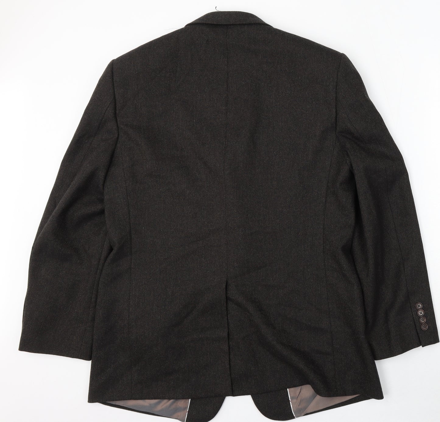 Marks and Spencer Mens Brown Wool Jacket Suit Size 42