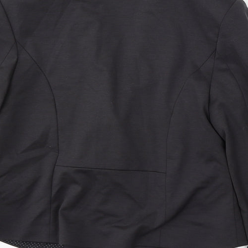Skopes Womens Black Polyester Jacket Suit Size 10