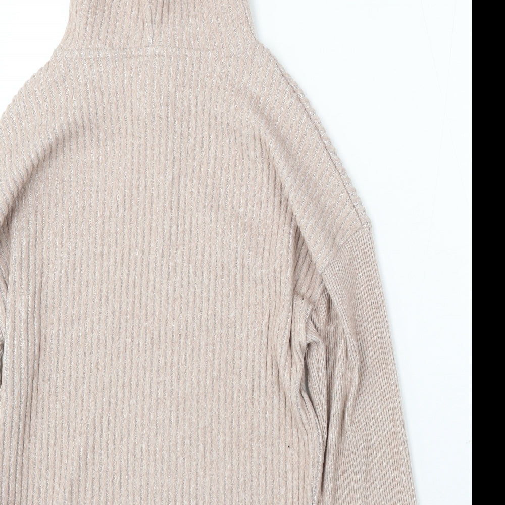 F&F Womens Pink Polyester Pullover Hoodie Size XS