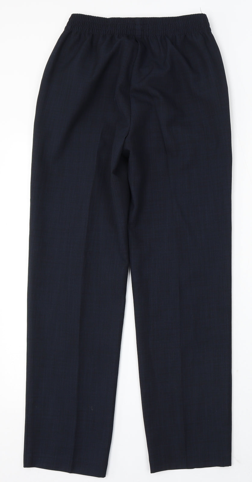 Marks and Spencer Womens Blue Polyester Trousers Size 6 L28 in Regular