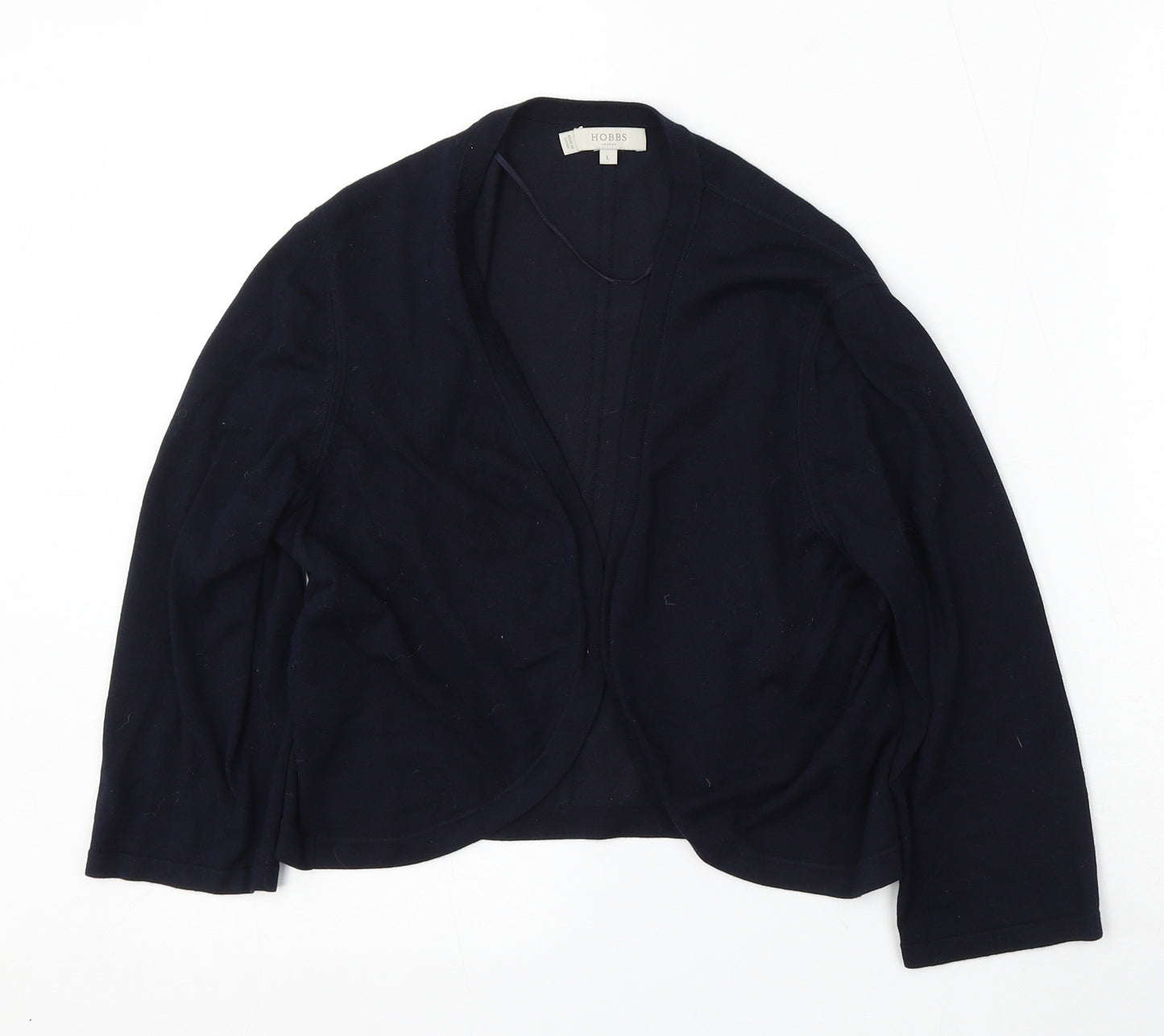 Hobbs Womens Blue V-Neck Modal Cardigan Jumper Size L