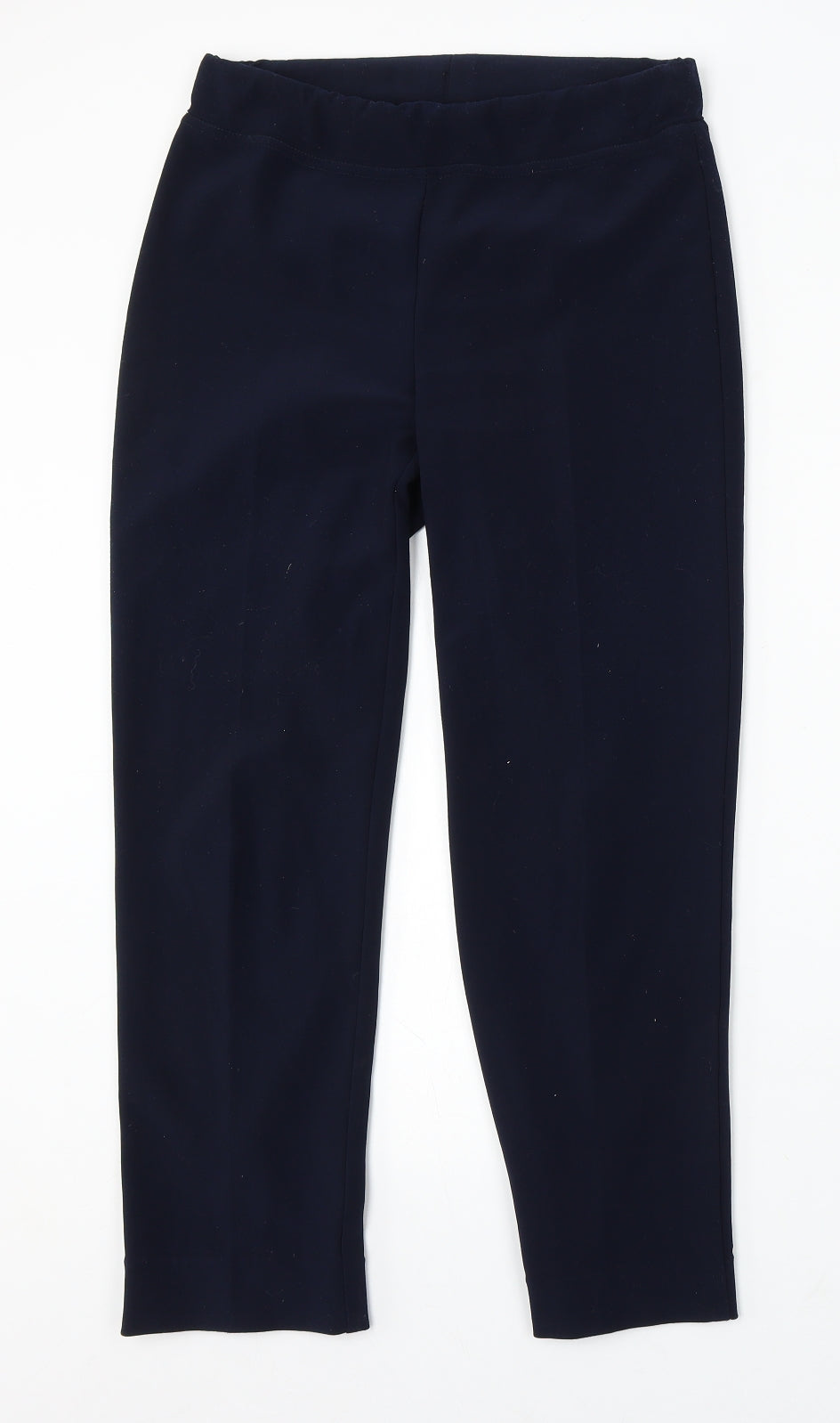 Joseph Ribkoff Womens Blue Polyester Trousers Size 8 L26 in Regular