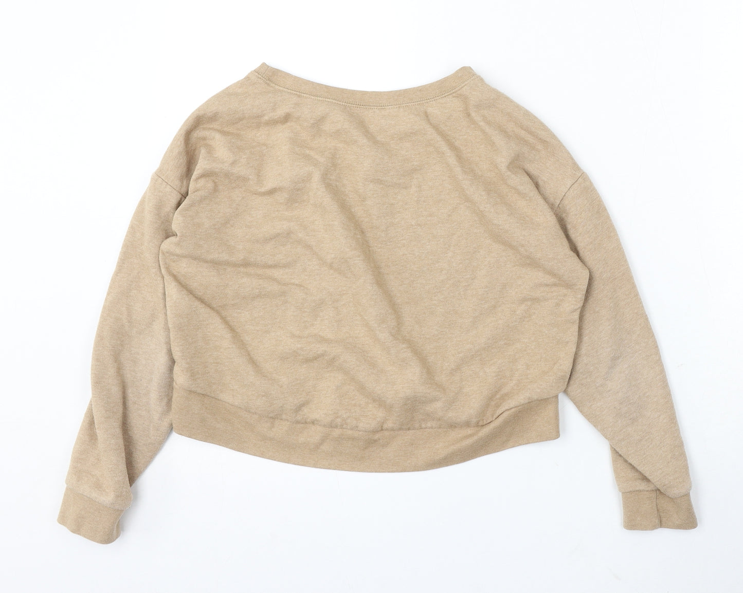 915 Generation Girls Beige Cotton Pullover Sweatshirt Size 10-11 Years