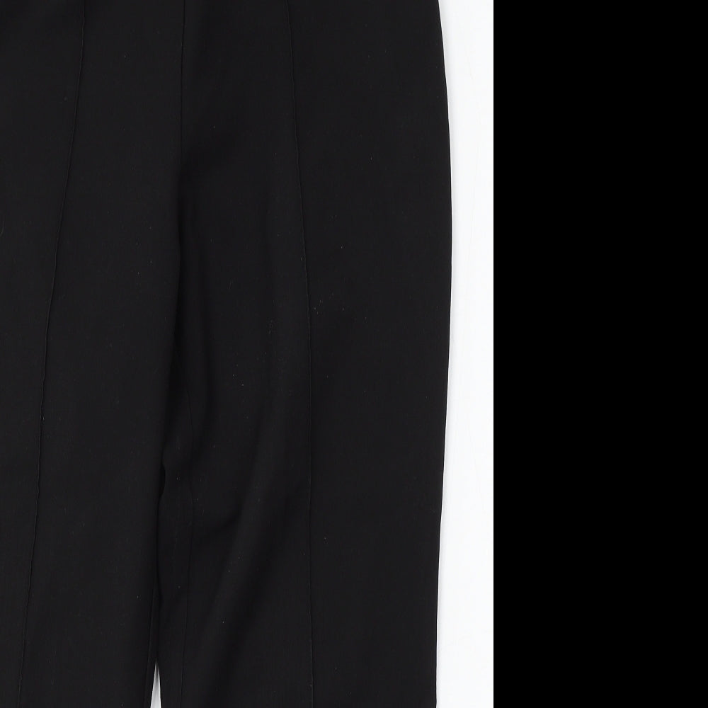 Arista Collection Womens Black Polyester Trousers Size 14 L26 in Regular