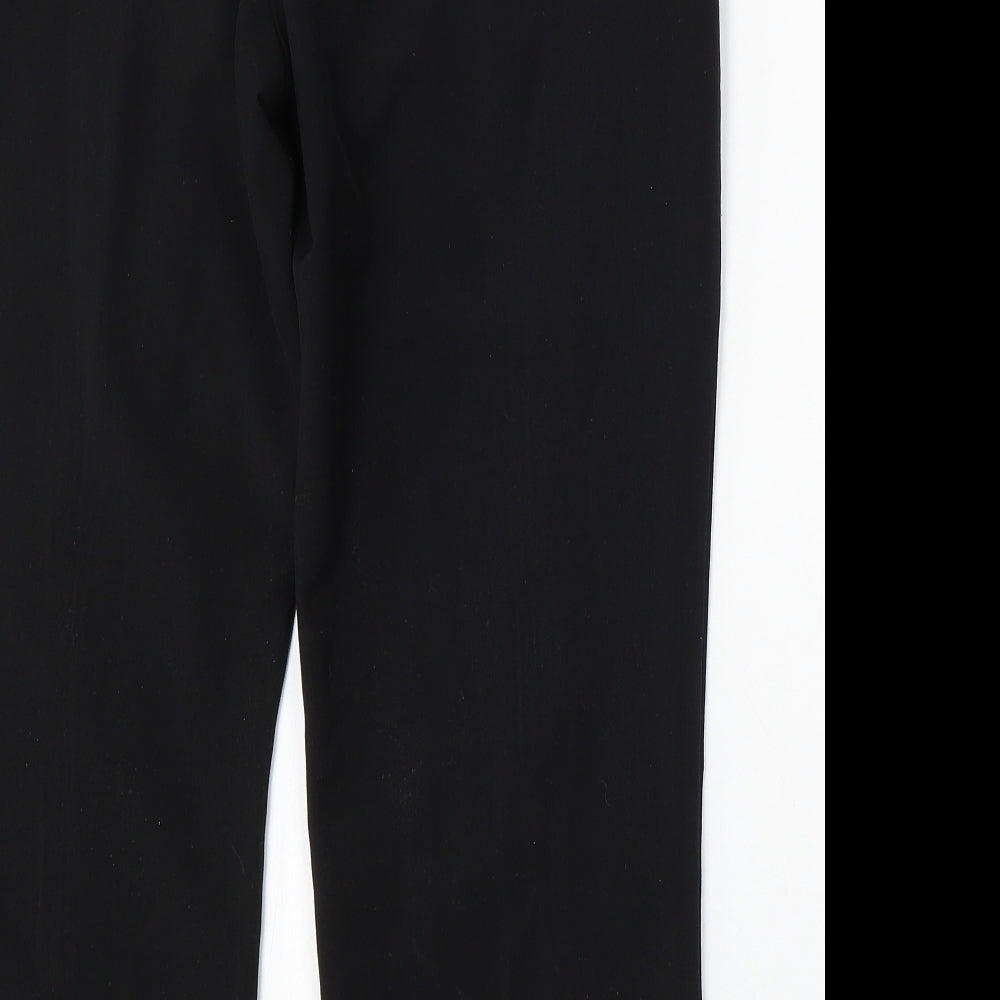Arista Collection Womens Black Polyester Trousers Size 14 L26 in Regular