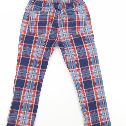 Boden Boys Blue Plaid Cotton Pyjama Pants Size 5 Years