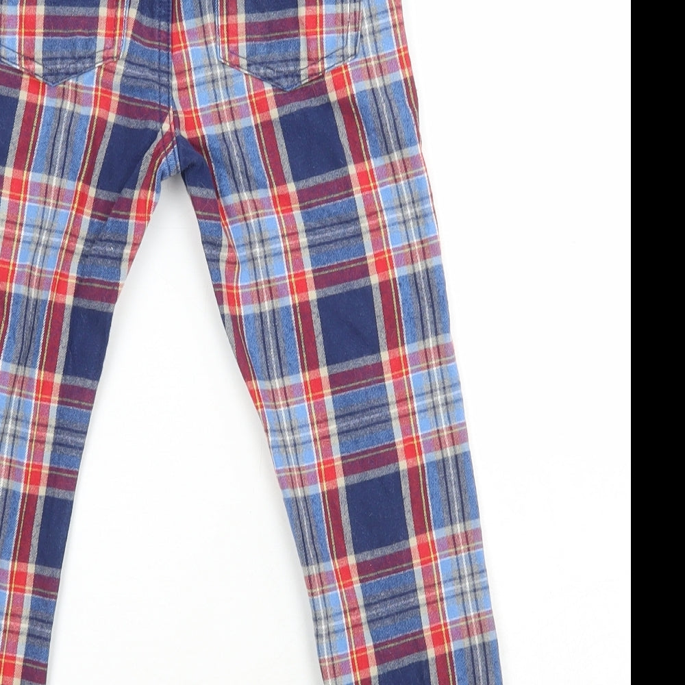 Boden Boys Blue Plaid Cotton Pyjama Pants Size 5 Years