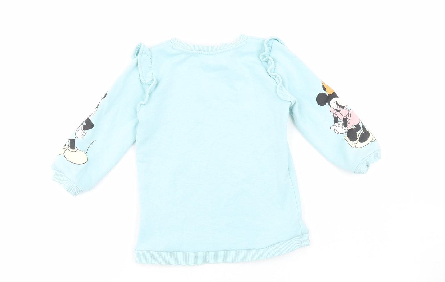 Disney Blue Cotton Pullover Jumper Size 12-18 Months