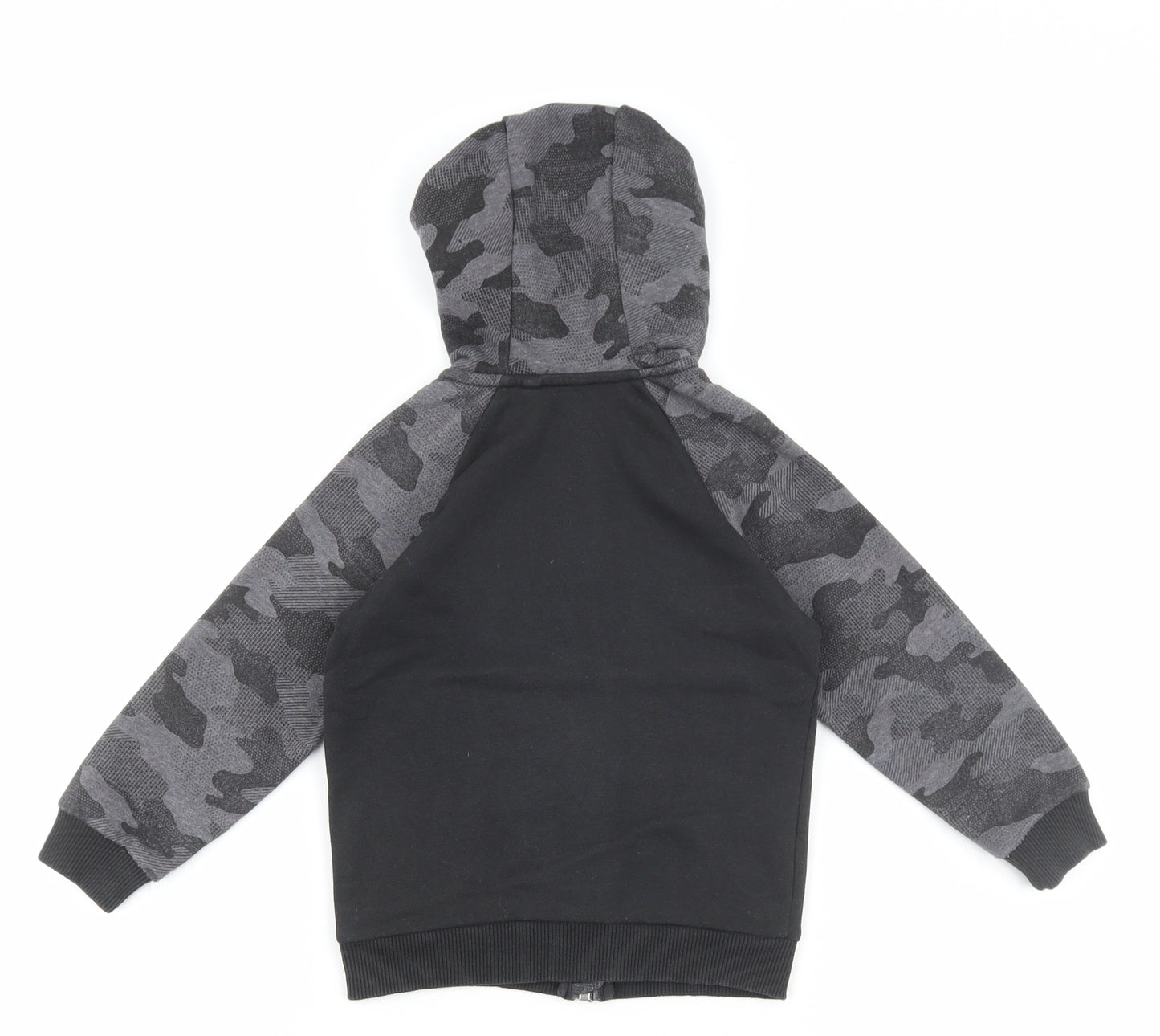 George Boys Grey Camouflage Cotton Pullover Hoodie Size 3-4 Years