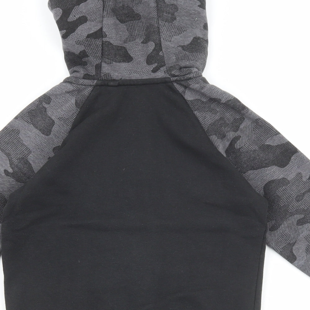 George Boys Grey Camouflage Cotton Pullover Hoodie Size 3-4 Years