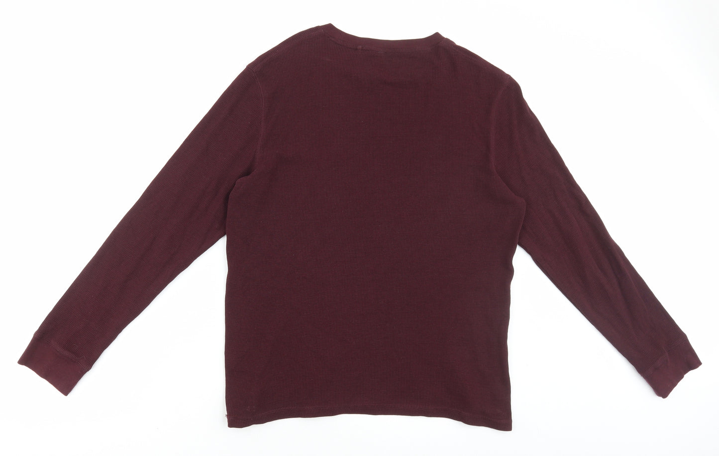 INDUSTRIALIZE Mens Brown Cotton Pullover Sweatshirt Size M