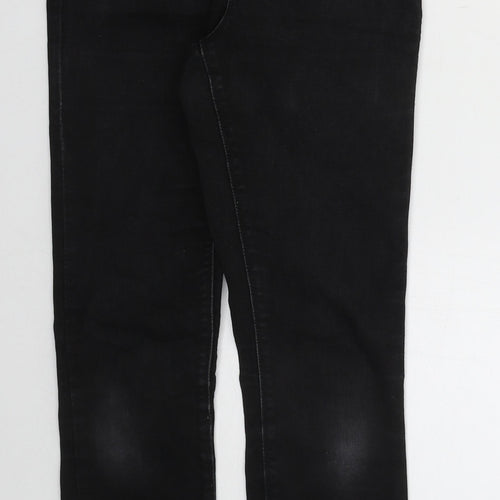 Denim Co Womens Black Cotton Skinny Jeans Size 8 L28 in Regular Button