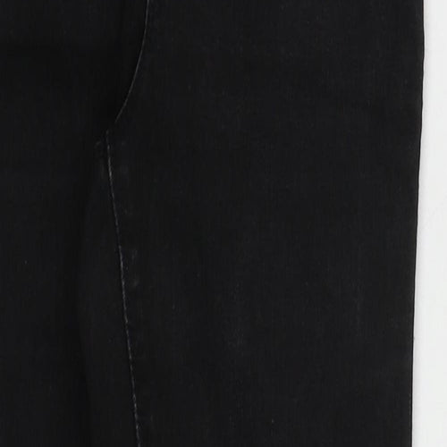 Denim Co Womens Black Cotton Skinny Jeans Size 8 L28 in Regular Button