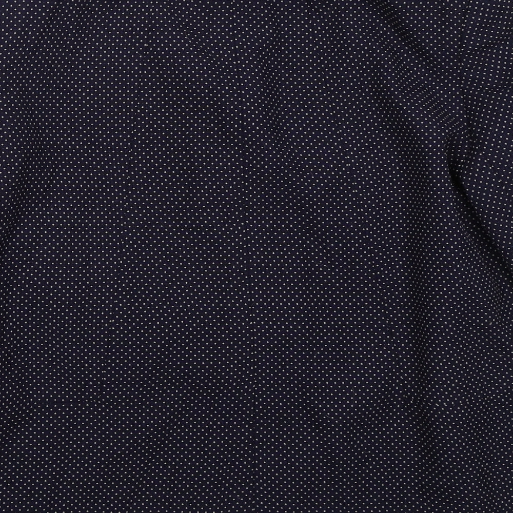 Wallis Womens Blue Polka Dot Jacket Size 14