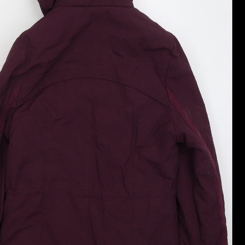 NEXT Womens Purple Jacket Coat Size 12 Lace Up