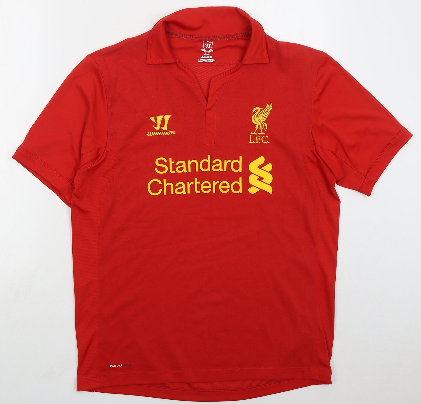 Warrior Mens Red Polyester Polo Size L Collared Pullover - LFC