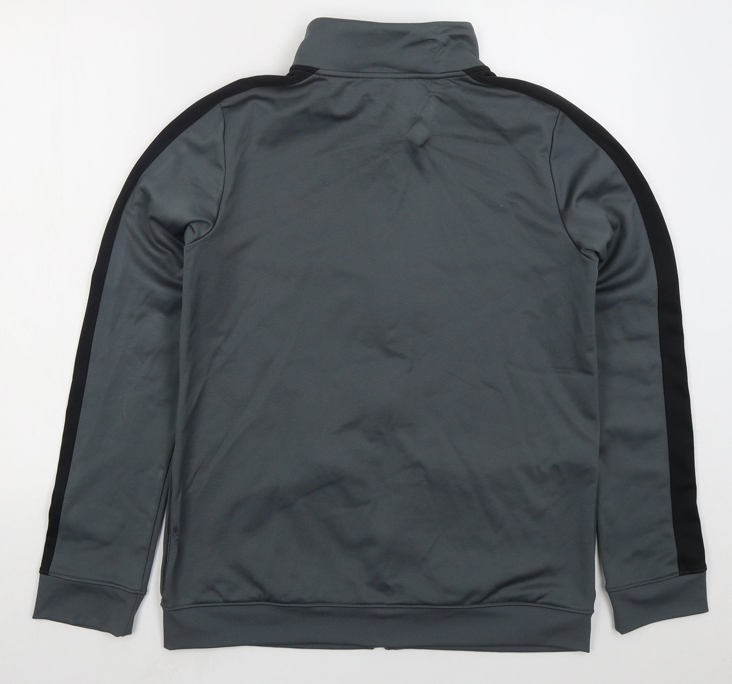 Under armour Mens Grey Polyester Full Zip Sweatshirt Size M