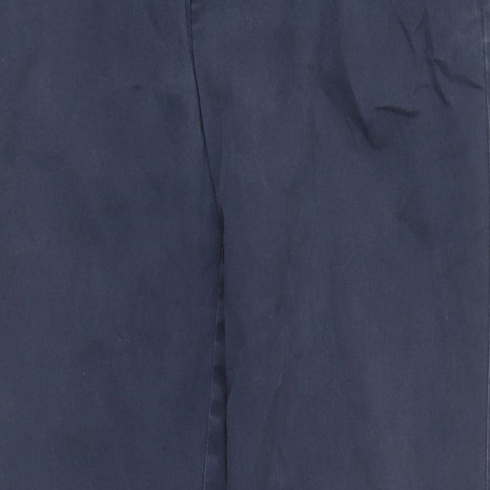 Tommy Hilfiger Mens Blue Cotton Chino Trousers Size 33 in L32 in Regular