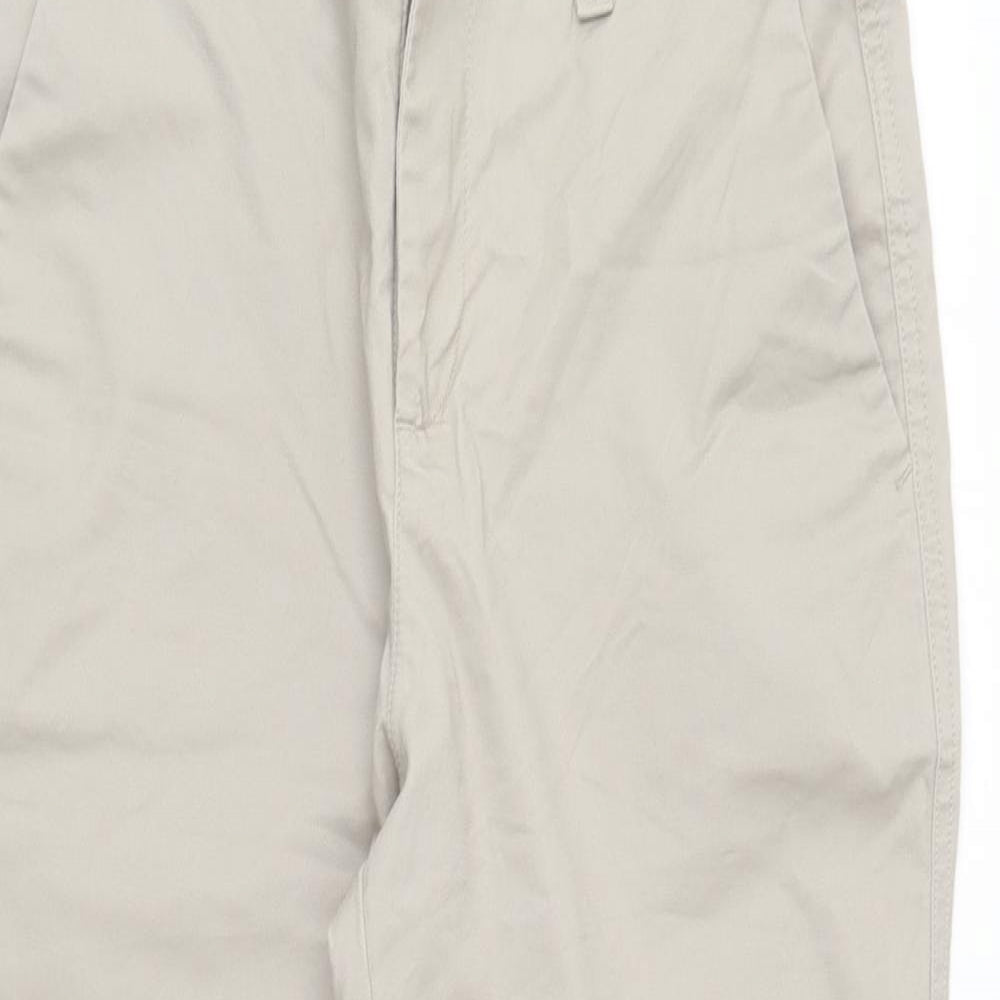 Gap Womens Beige Cotton Chino Trousers Size 29 in L26 in Regular