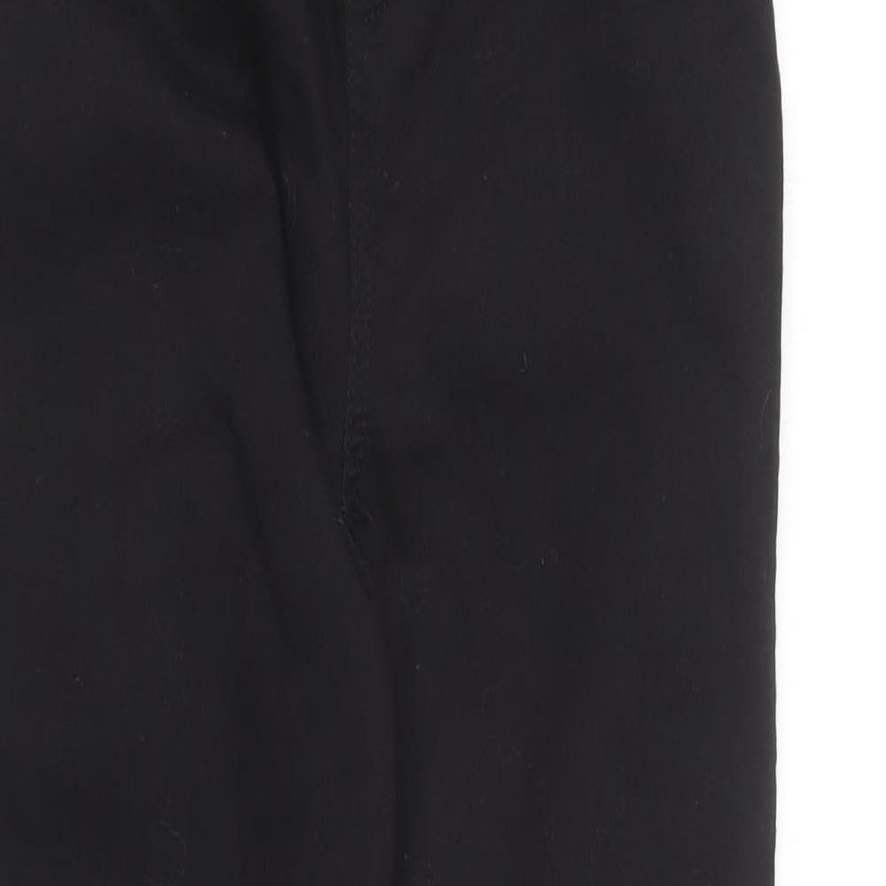 White Stuff Womens Black Cotton Jegging Leggings Size 12 L28 in