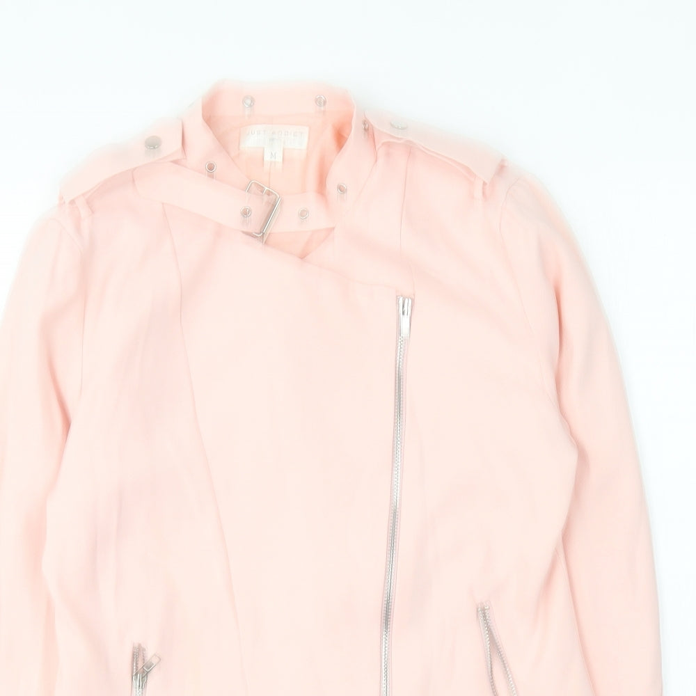 Just Addict Womens Pink Jacket Size M
