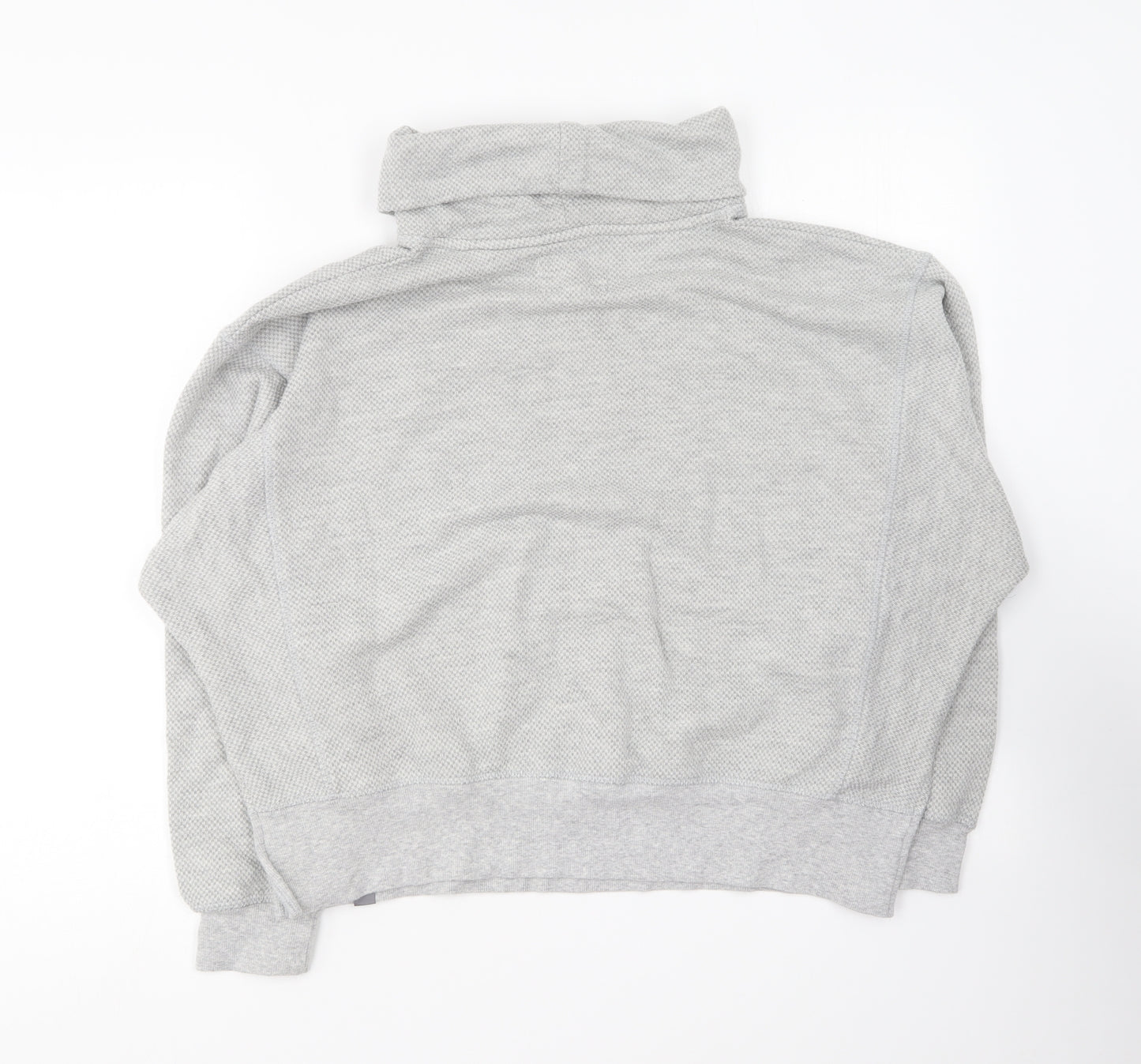 NEXT Womens Grey Roll Neck Cotton Pullover Jumper Size XS - Loungewear