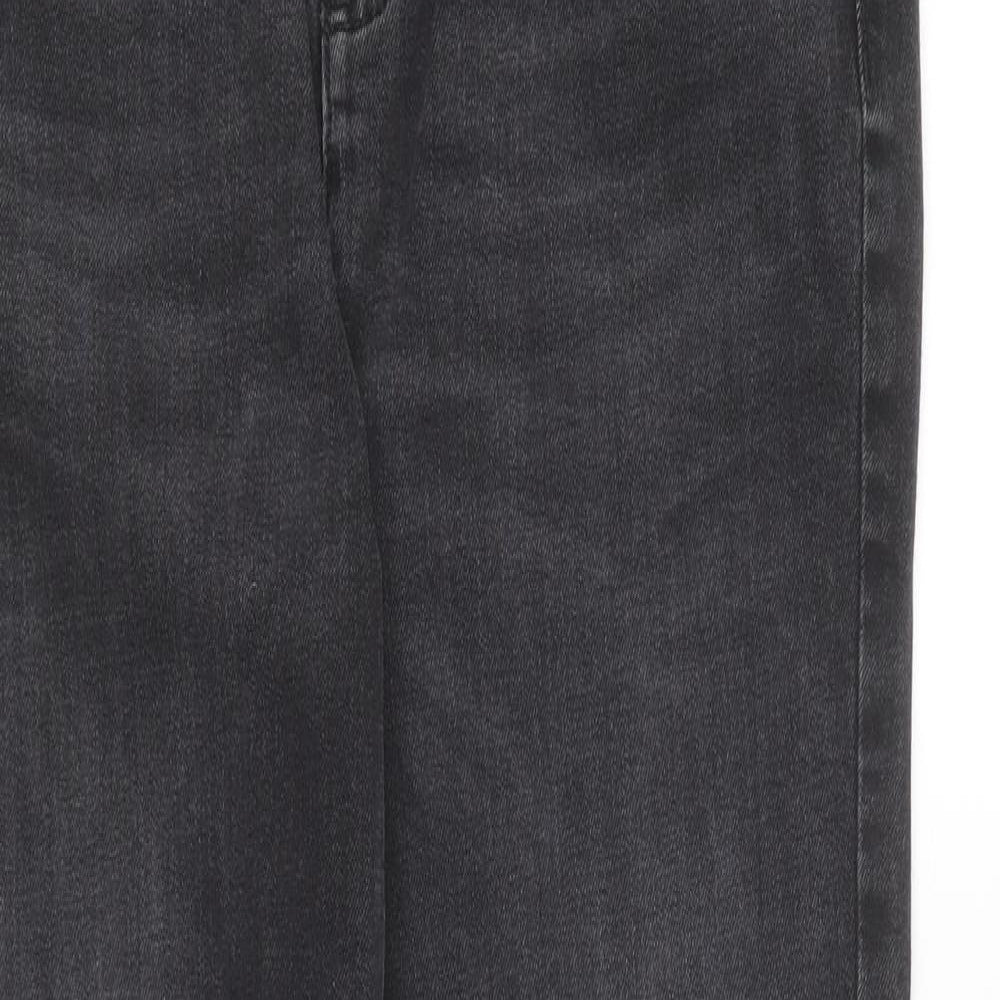Marks and Spencer Womens Black Cotton Skinny Jeans Size 12 L27 in Regular