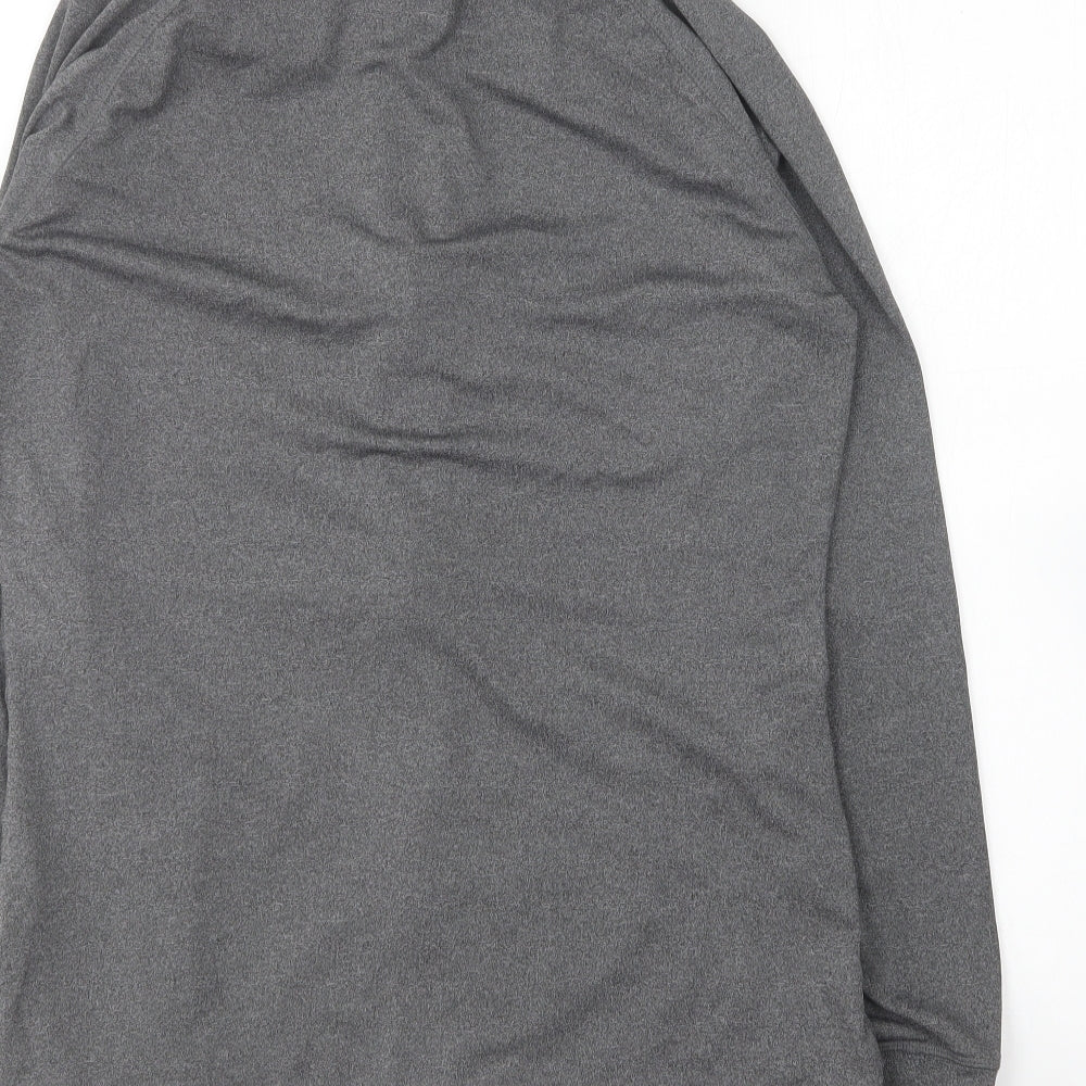 Atmosphere Womens Grey Polyester Full Zip Sweatshirt Size 10