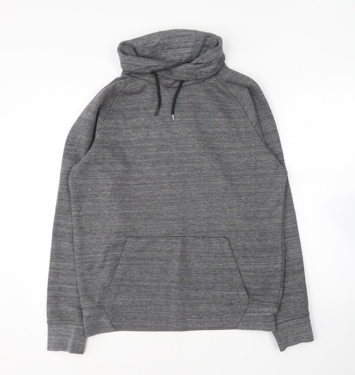 H&M Womens Grey Roll Neck Polyester Pullover Jumper Size M