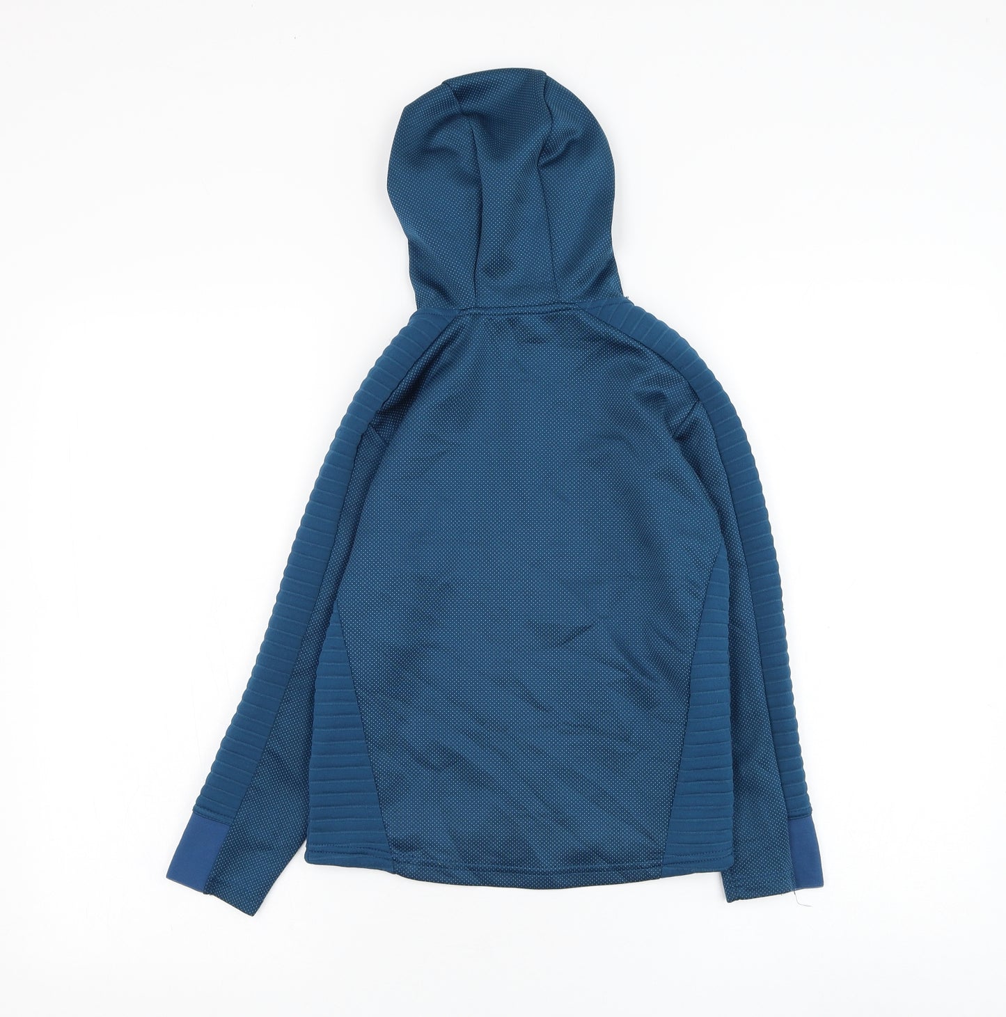Dunnes Stores Boys Blue Polyester Full Zip Hoodie Size 7-8 Years Zip