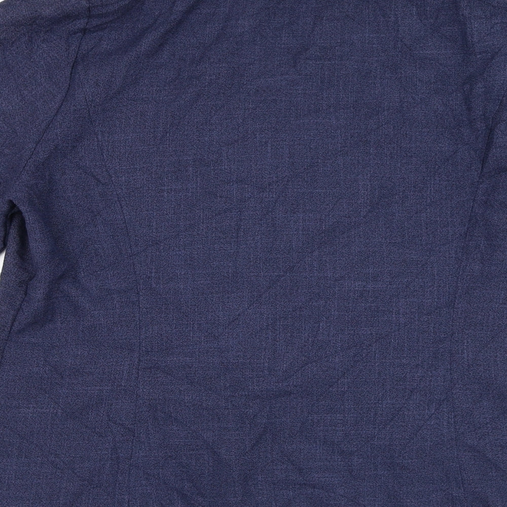 Saloos Womens Blue Jacket Blazer Size 18 Button