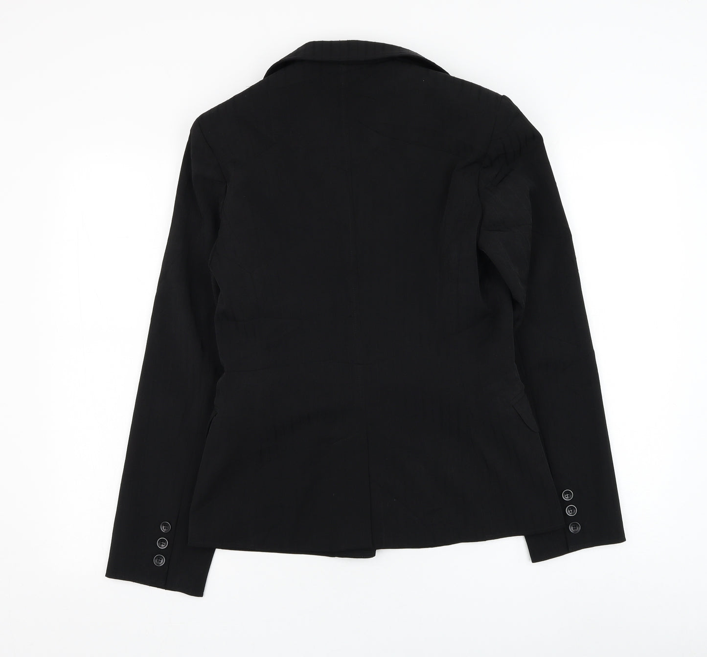 Select Womens Black Jacket Blazer Size 12 Button