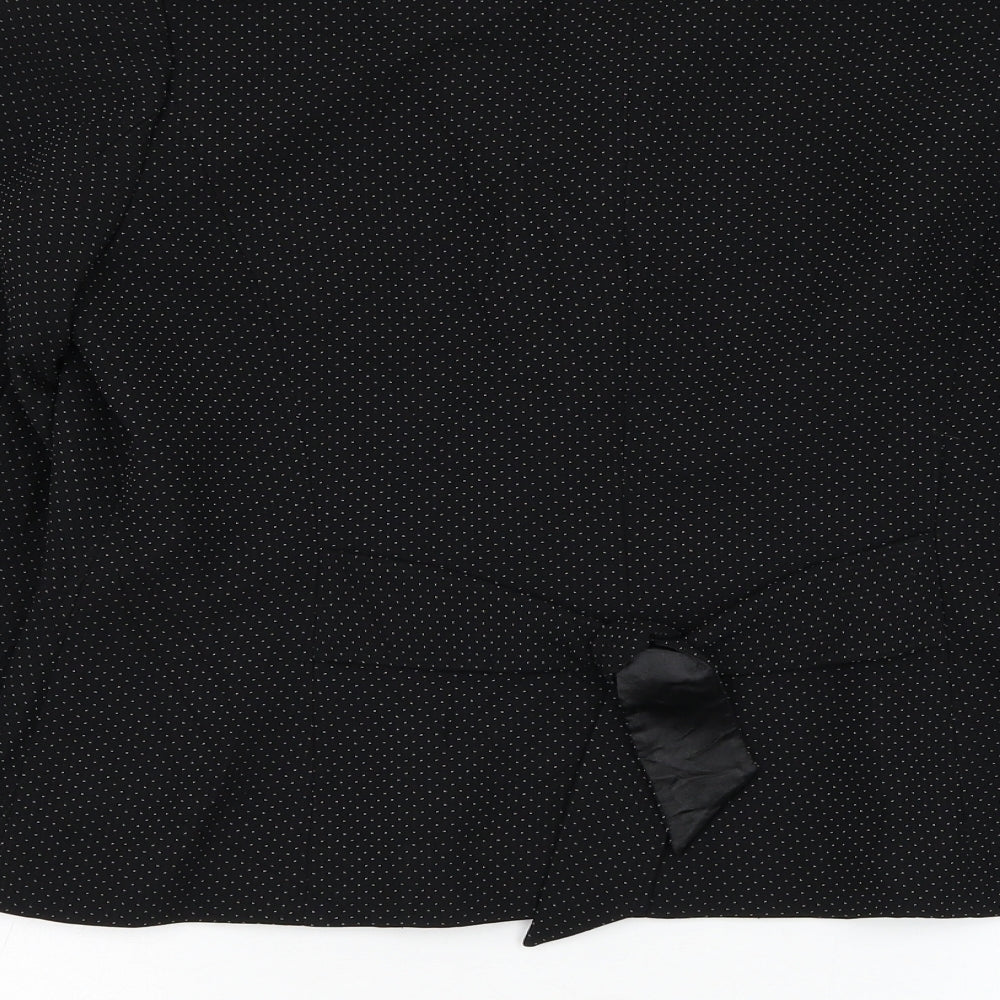 Precis Womens Black Jacket Blazer Size 14 Button