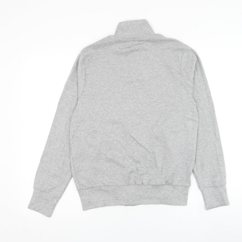 Crazy Kids Boys Grey Cotton Full Zip Sweatshirt Size 12 Years Zip
