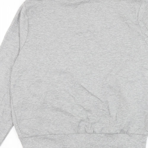 Crazy Kids Boys Grey Cotton Full Zip Sweatshirt Size 12 Years Zip