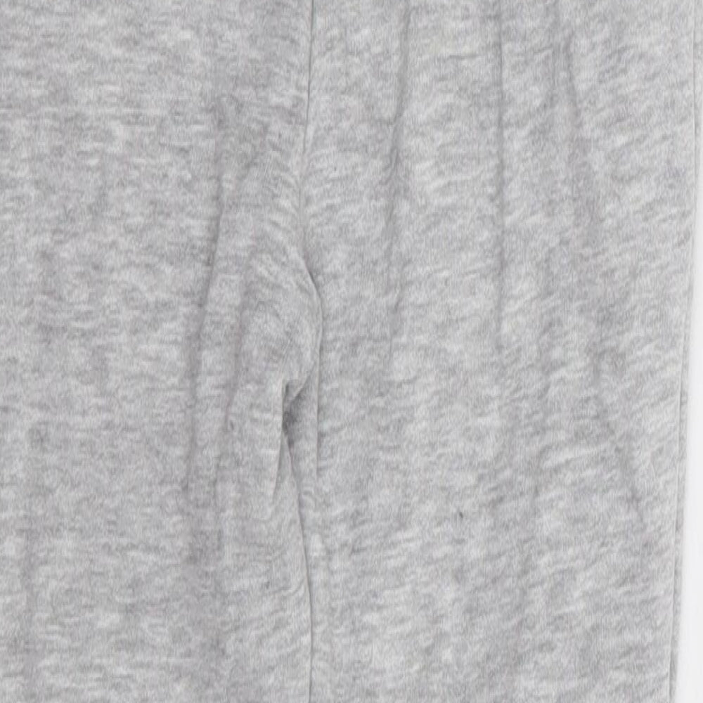Tu Boys Grey Cotton Jogger Trousers Size 6 Years Regular Drawstring