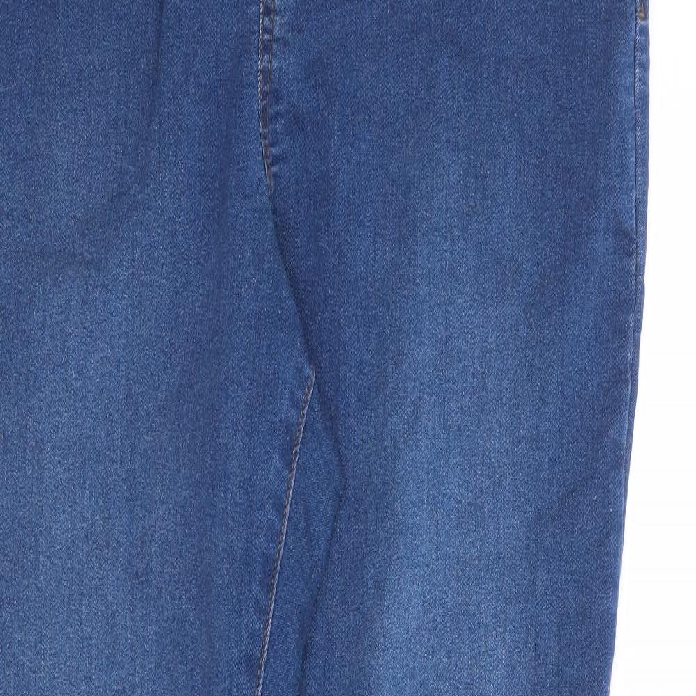 Pep & Co Womens Blue Cotton Jegging Jeans Size 16 L29 in Regular