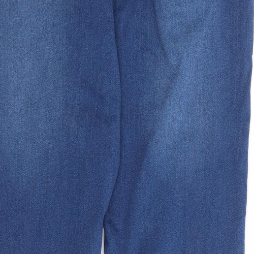 Pep & Co Womens Blue Cotton Jegging Jeans Size 16 L29 in Regular
