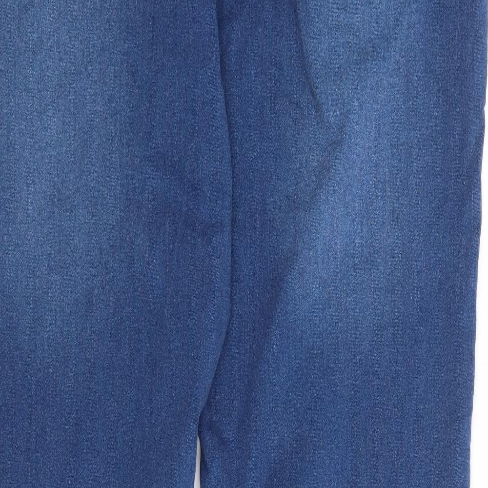 Pep & Co Womens Blue Cotton Jegging Jeans Size 16 L29 in Regular