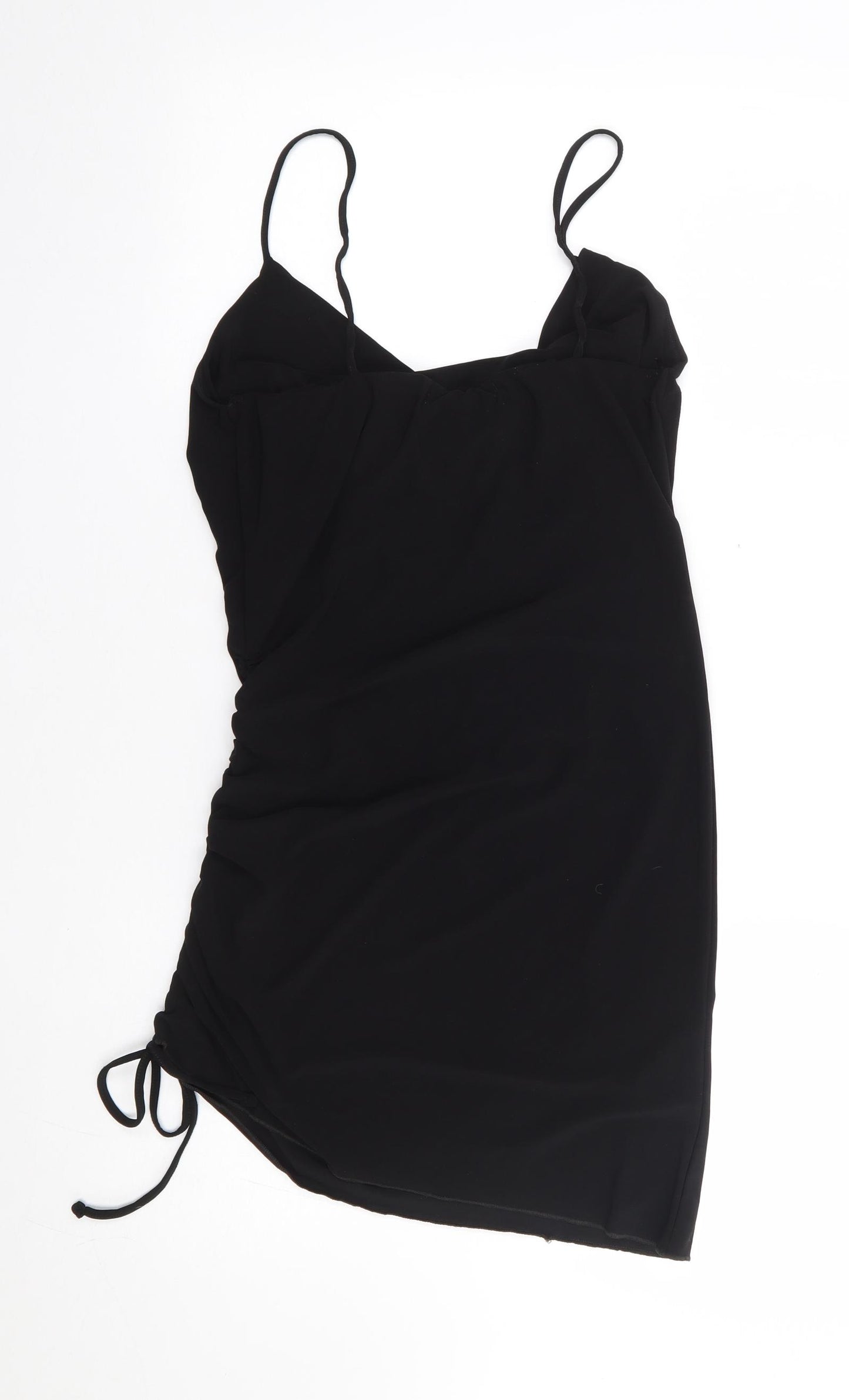 Cameo Rose Womens Black Polyester Tunic Tank Size 8 Cowl Neck