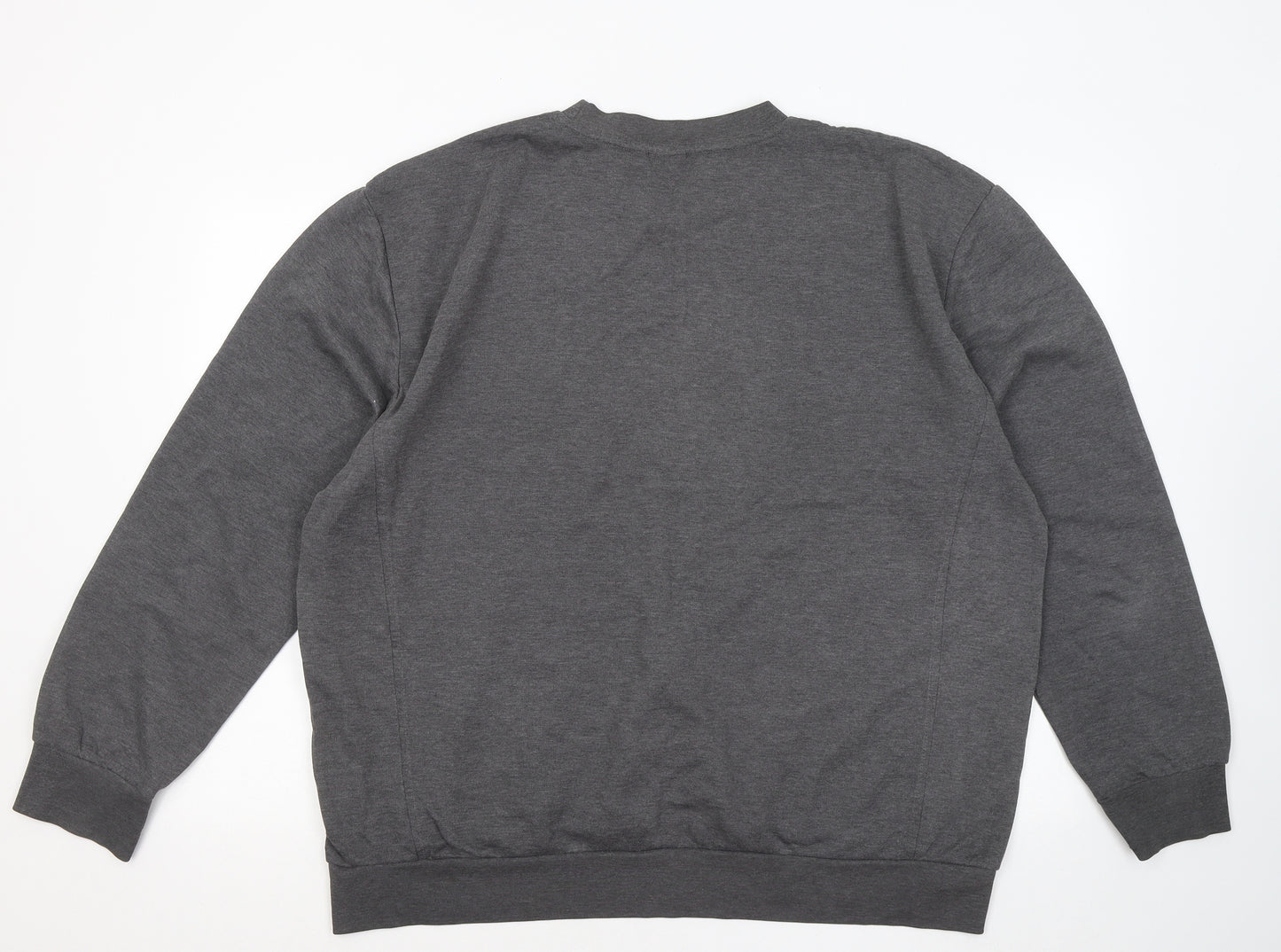 Slazenger Mens Grey Cotton Pullover Sweatshirt Size 2XL