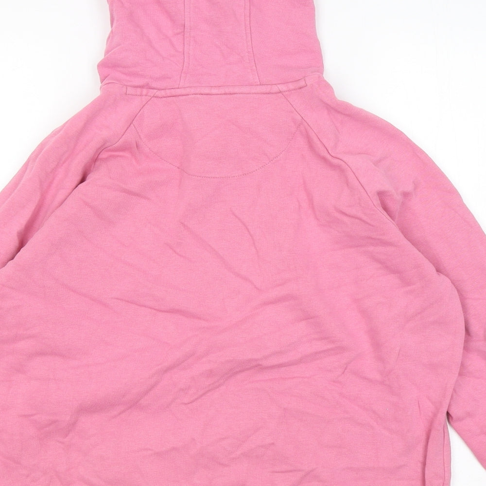 Marks and Spencer Girls Pink Cotton Pullover Hoodie Size 13 Years - Harry Potter Hogwarts